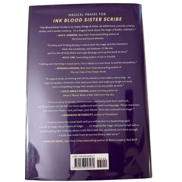 Ink Blood Sister Scribe By Emma Törzs 1987 First Edition Hardcover Novel w/ DJ - Picture 5 of 15